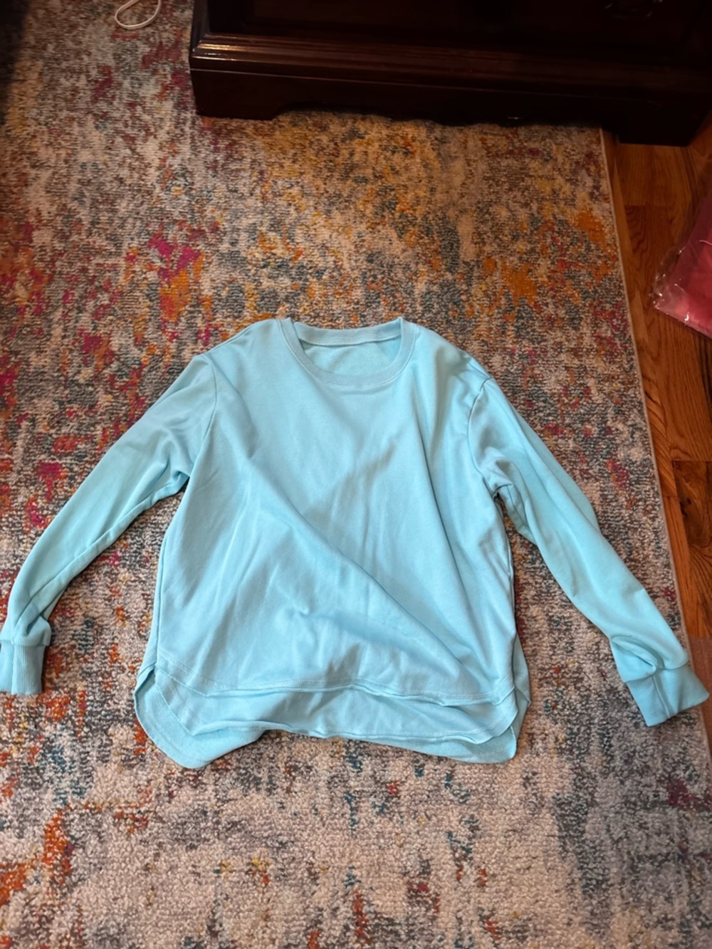 Light Blue Women's Crewneck Sweater